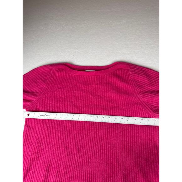 Athleta layover merino wool tulip pink women’s large - Picture 14 of 16